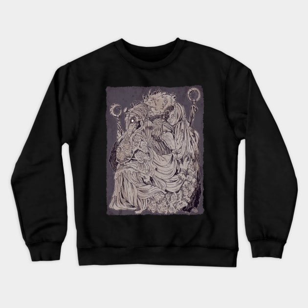 When Two Become One Crewneck Sweatshirt by Metagalactic